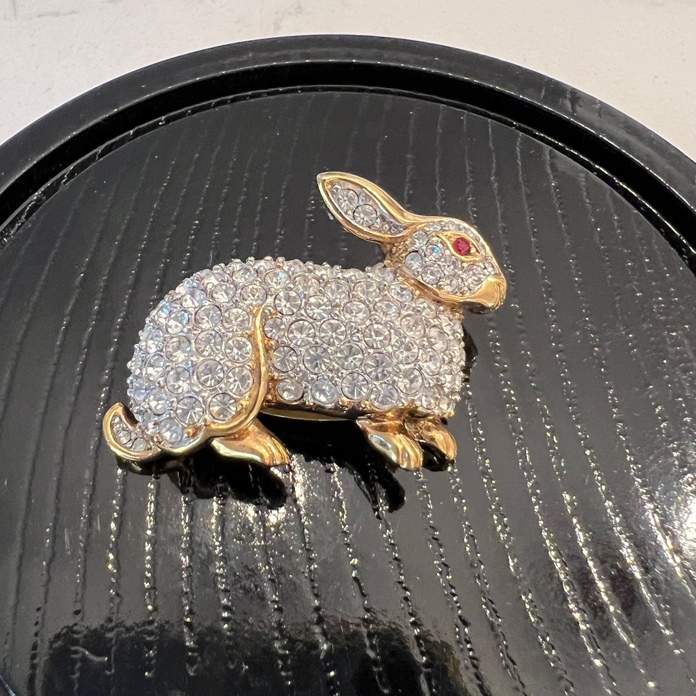 Swarovski  A&S Rabbit Brooch - Picture 4 of 6
